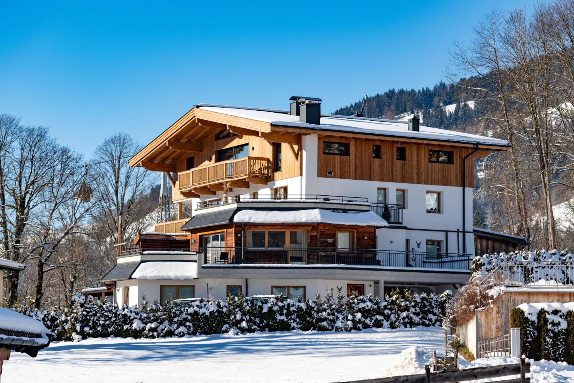 Luxus Ferienwohnung Almhuette Brixen im Thale Bagian luar foto